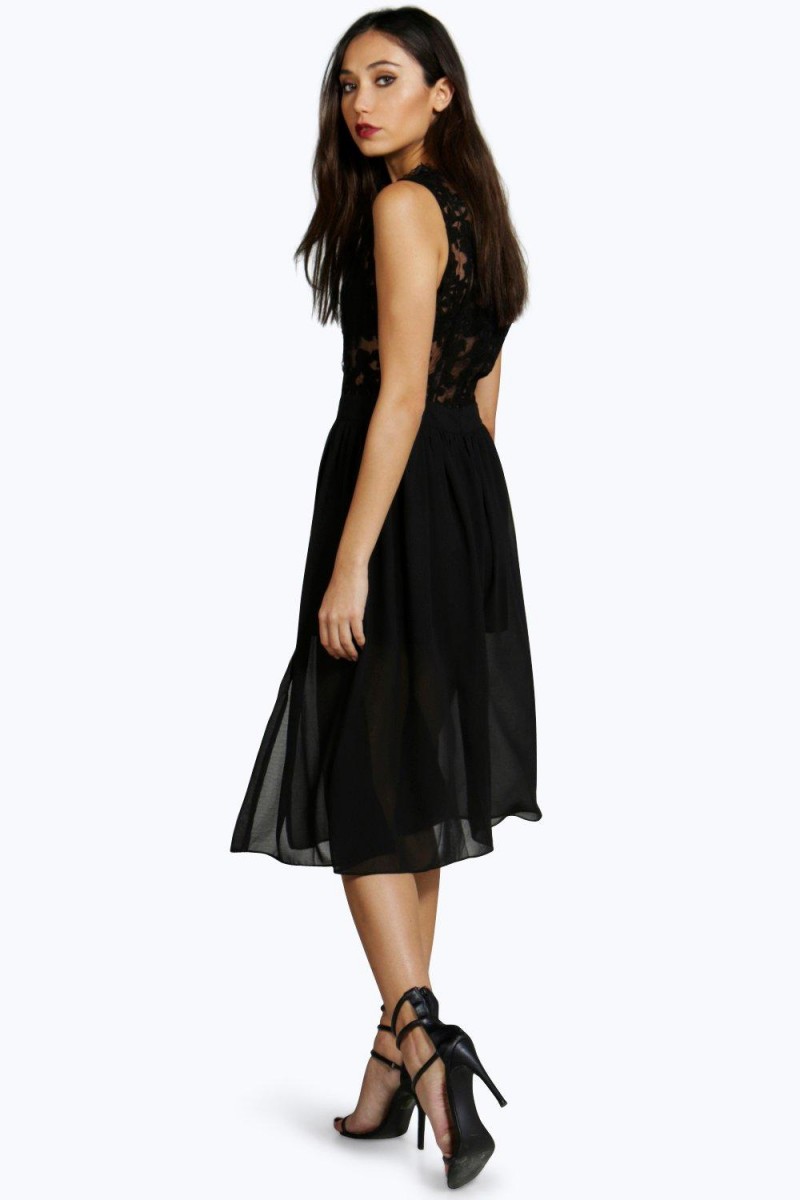 LEXIS ORGANZA MIDI SUKNELĖ